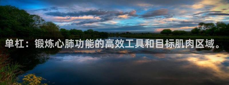 球速体育QsTY官网下载平台是正规平台吗安全吗:单杠:锻炼心